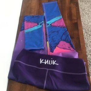 Athletic Leggings in Lone Peak Pattern